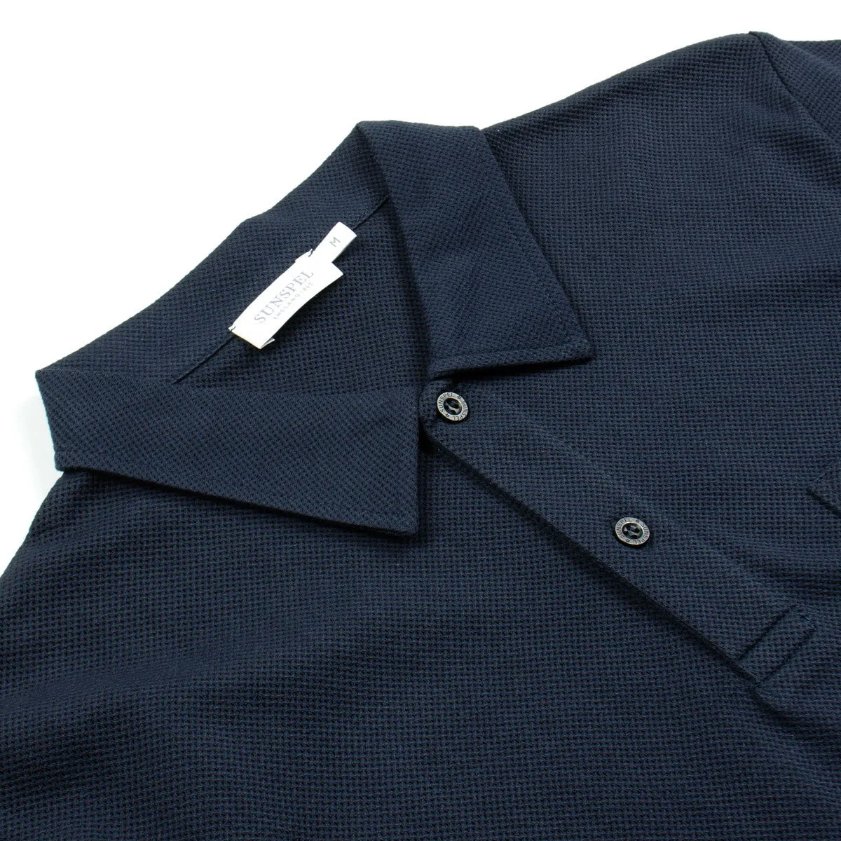 Sunspel - Short Sleeve Riviera Polo - Navy