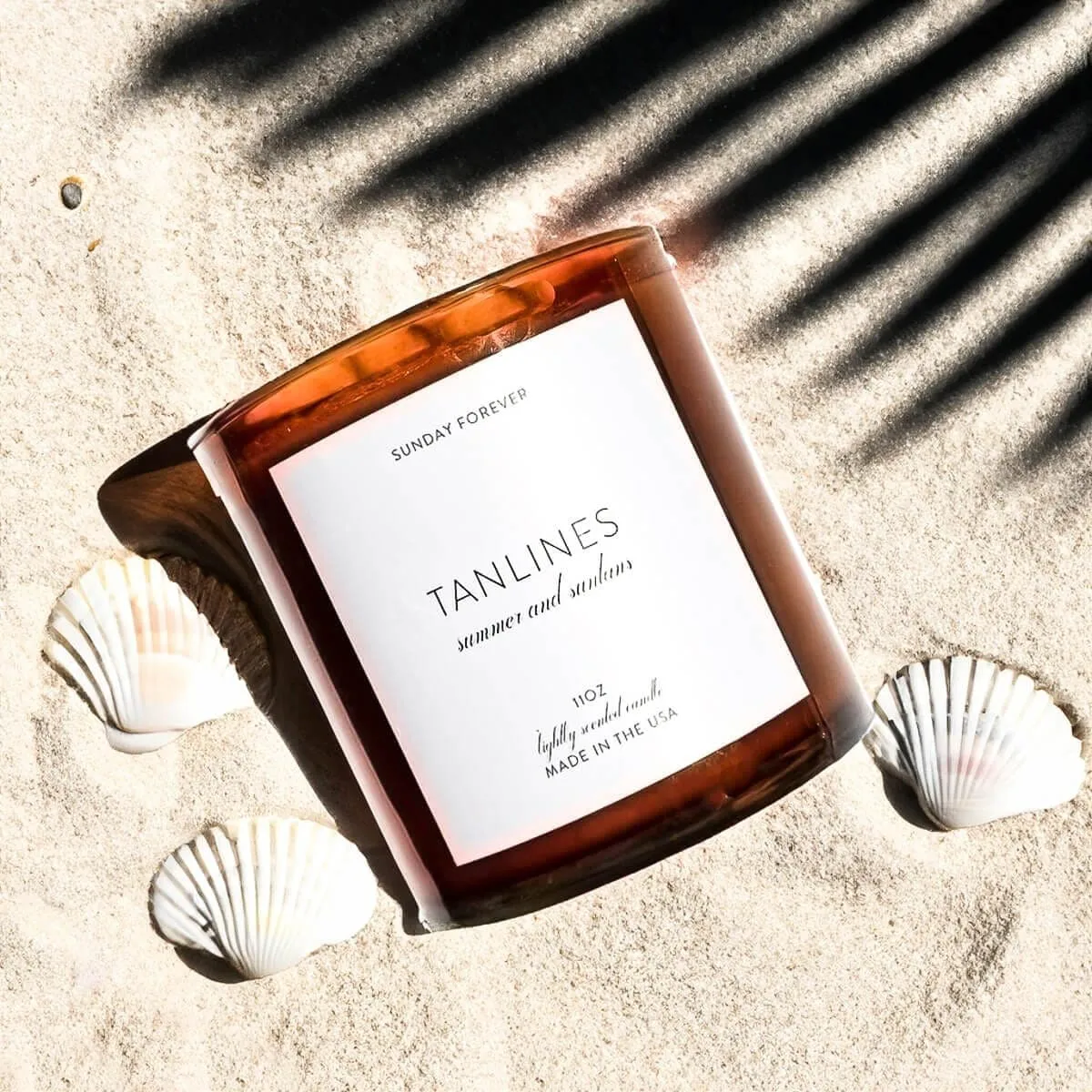 Tanlines Luxury Candle with Sandalwood