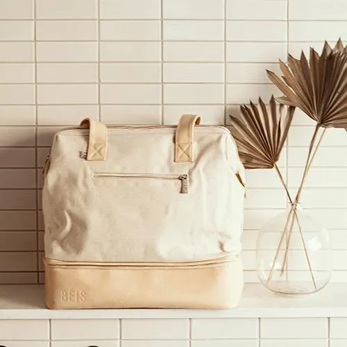 The Convertible Mini Weekender in Beige