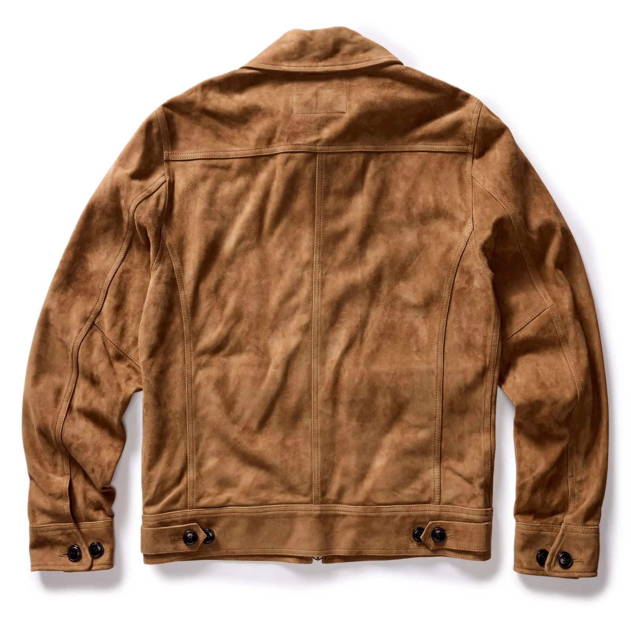 The James Jacket in Vintage Tan Suede