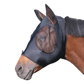 USG Spandex Fly Mask With Ear Protection  in Black - Full