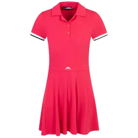 Womens Dagmar Dress Rose Red - AW23