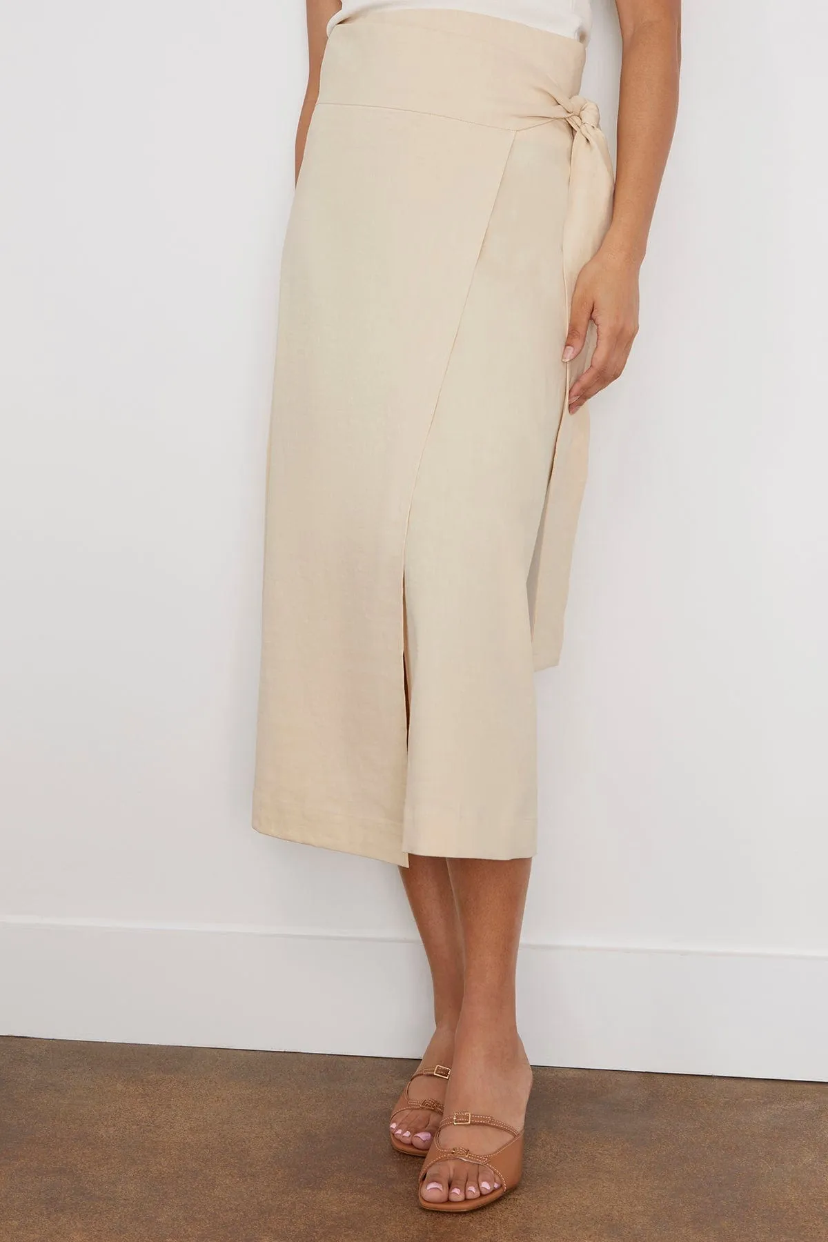 Wrap Skirt in Cream