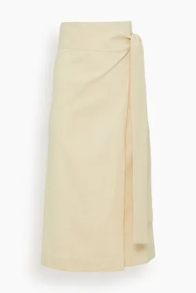 Wrap Skirt in Cream