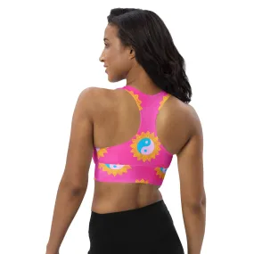 Yin & Yang Longline sports bra